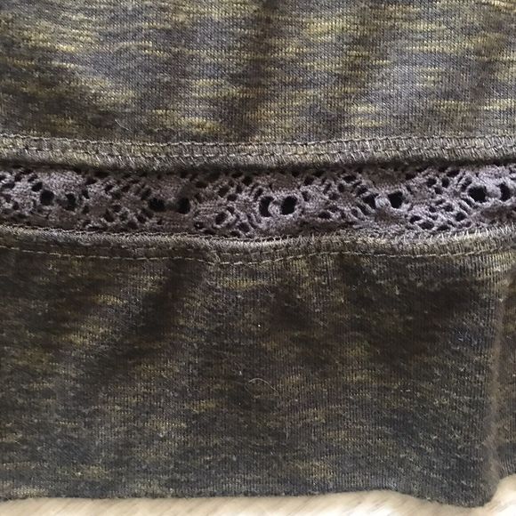 Saturday Sunday Anthropologie Dress Long Sleeve Cowel Neck Boho Granny Crochet M - Picture 8 of 10